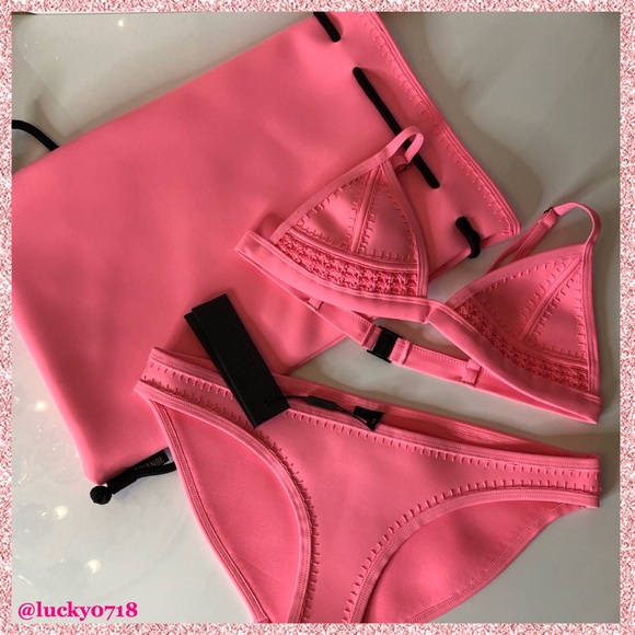 triangl swimwear Other - Triangl Swimwear NWT Pink Gigi Top XS Bottom S $89